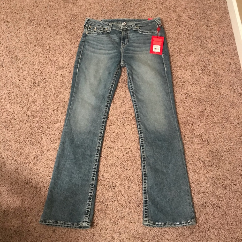 Sz 33 True Religion Becca Big T Bootcut Jean